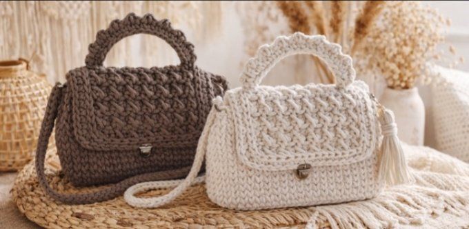 Sac à main en crochet artisanal